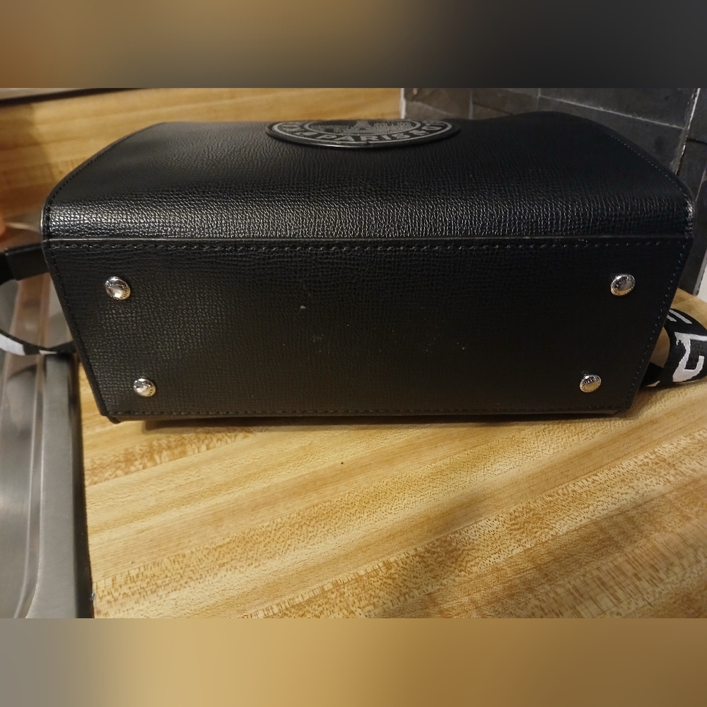 NWT Karl Lagerfeld Black Paris Tote/Crossbody with Coin pouch/airpod case. - Picture 5 of 11